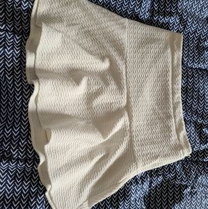 LOFT drop-waist mini skirt - white